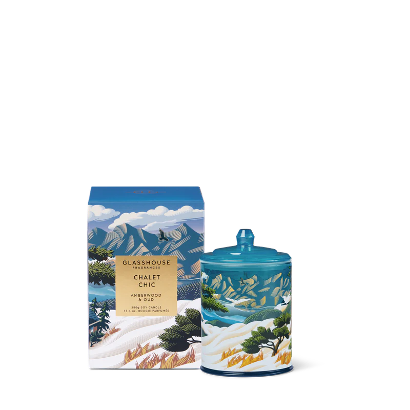 Glasshouse Candle Chalet Chic 380g