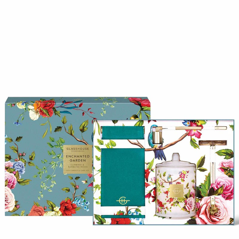 Glasshouse Enchanted Garden Candle Set MDay24