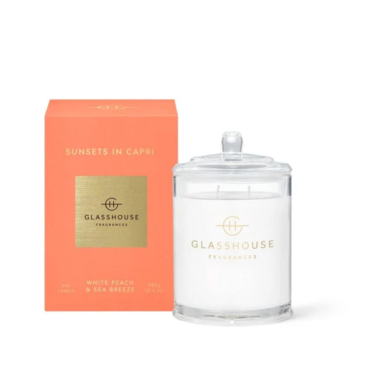 Glasshouse Candle Sunsets in Capri 380g