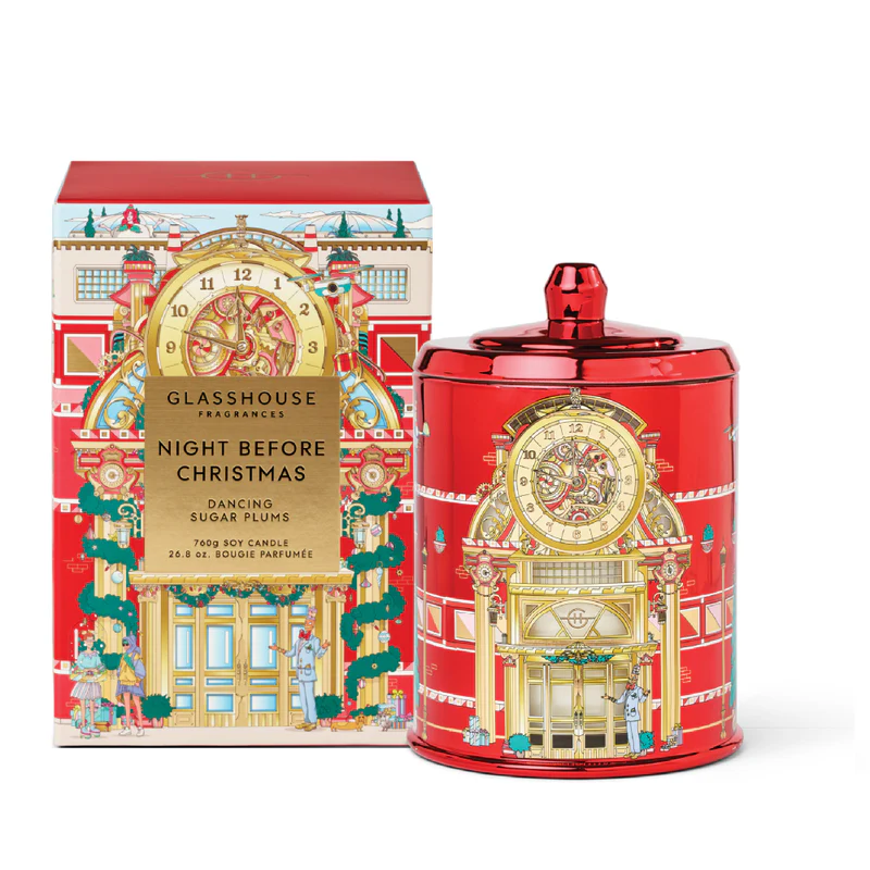Glasshouse Night Before Christmas Candle 760g