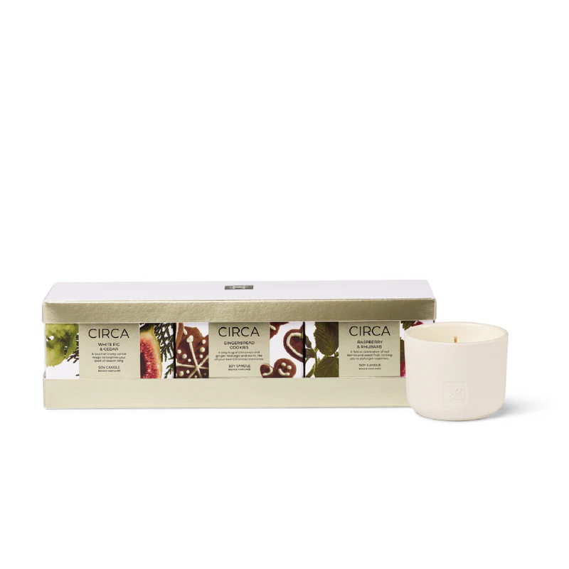 Circa Christmas Candles 70g 3pk