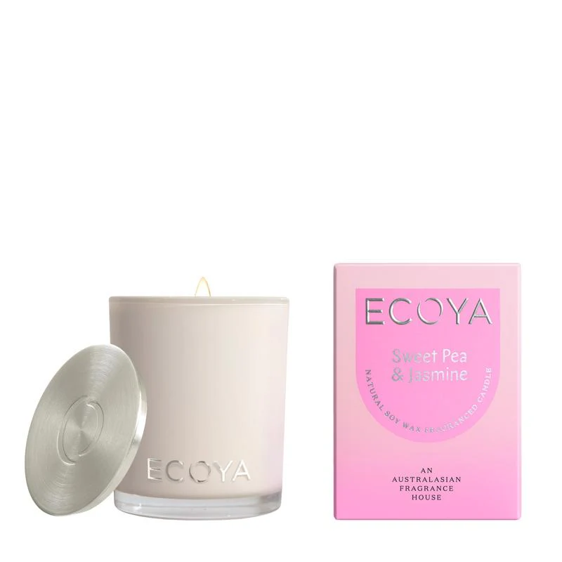 ECOYA Mini Madison Candle Sweet Pea & Jasmine 80g