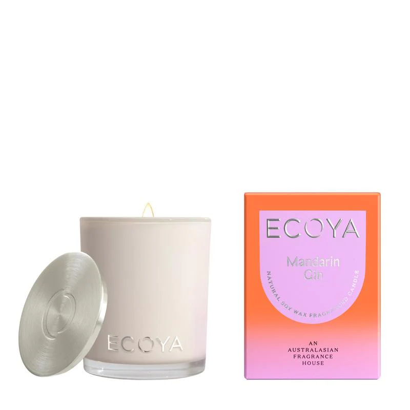 ECOYA Mini Madison Candle Mandarin Gin 80g