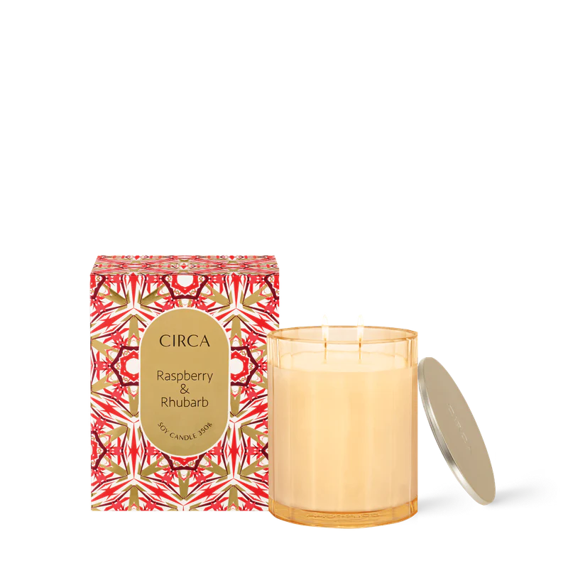 Circa Candle Raspberry & Rhubarb 350g