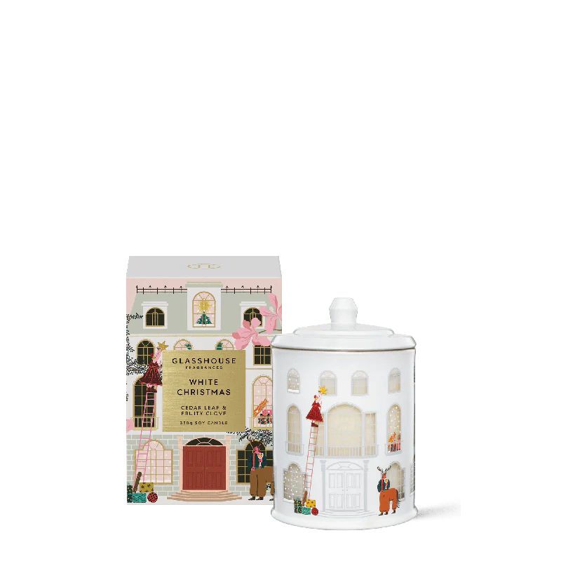Glasshouse White Christmas Candle 380g