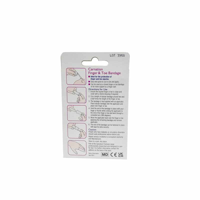 Carnation Finger & Toe Bandage Tubular 4m