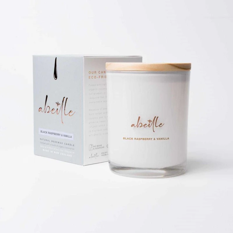 Abeille Scented Candles Black Raspberry and Vanilla 400g