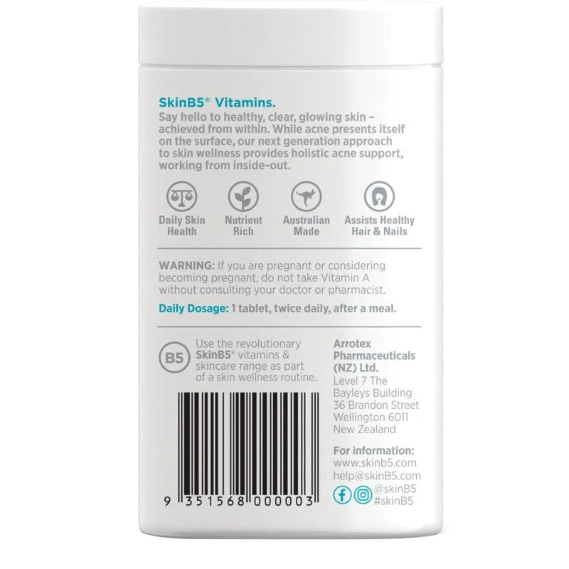 SkinB5 Acne Support Tablets 120s