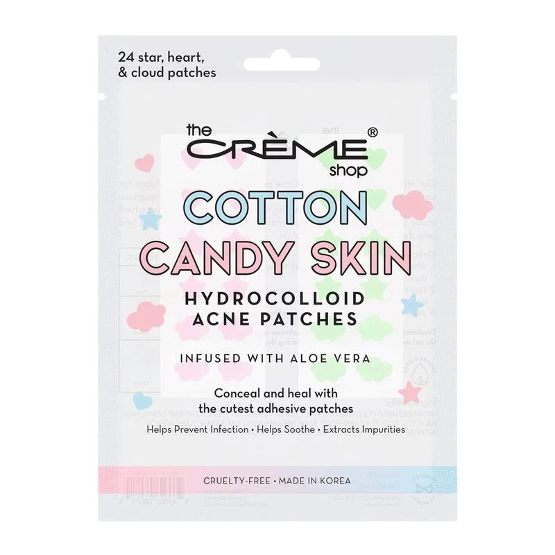 The Crème Shop Cotton Candy Skin Acne Patches-Aloe 24s