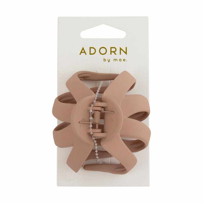 Adorn by Mae Octopus Clip Large Matte Tan