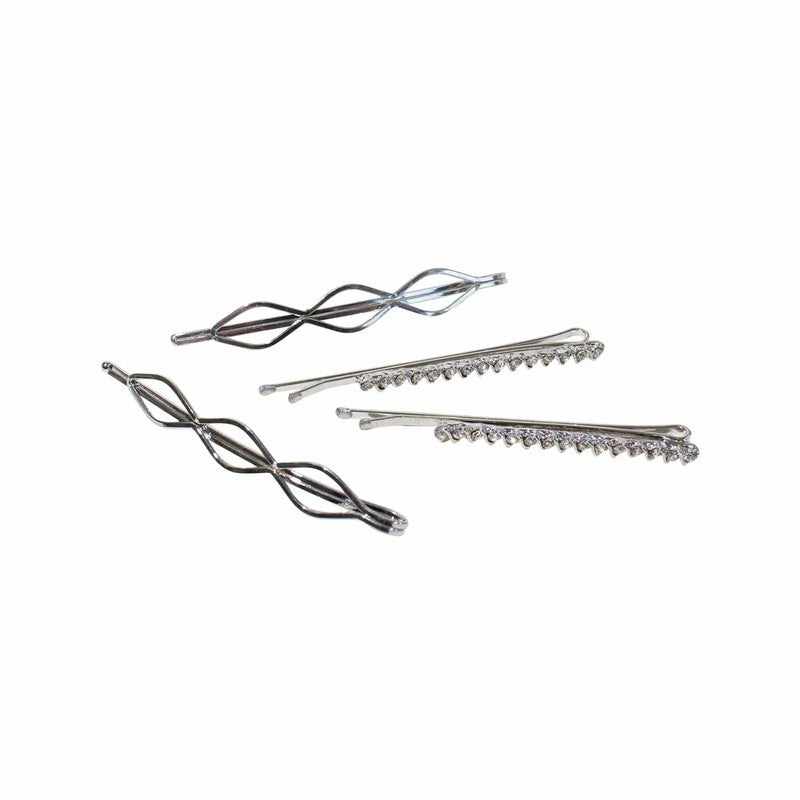 Adorn by Mae Slides Silver 4pk