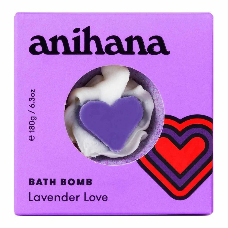 anihana Bath Bomb Lavender Love 180g