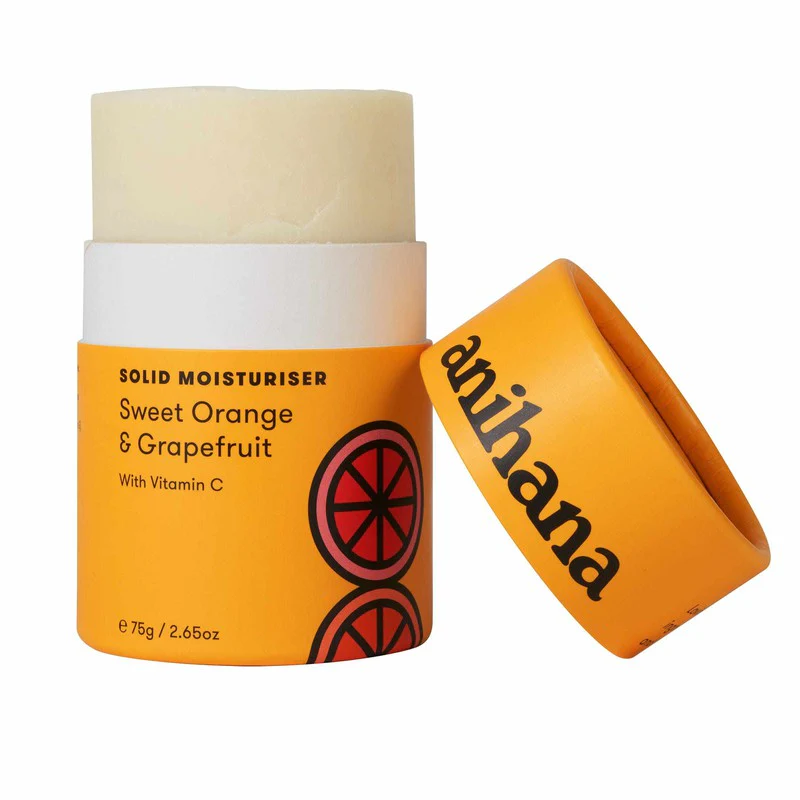 anihana Moisturiser Bar Sweet Orange & Grapefruit With Vitamin C 75g