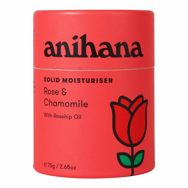 anihana Moisturiser Bar Rose & Chamomile With Rosehip Oil 75g