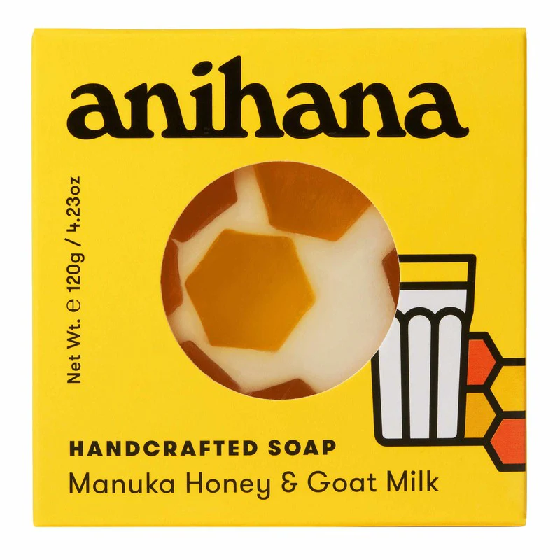 anihana Soap Bar Manuka Honey & Goats Milk 120g