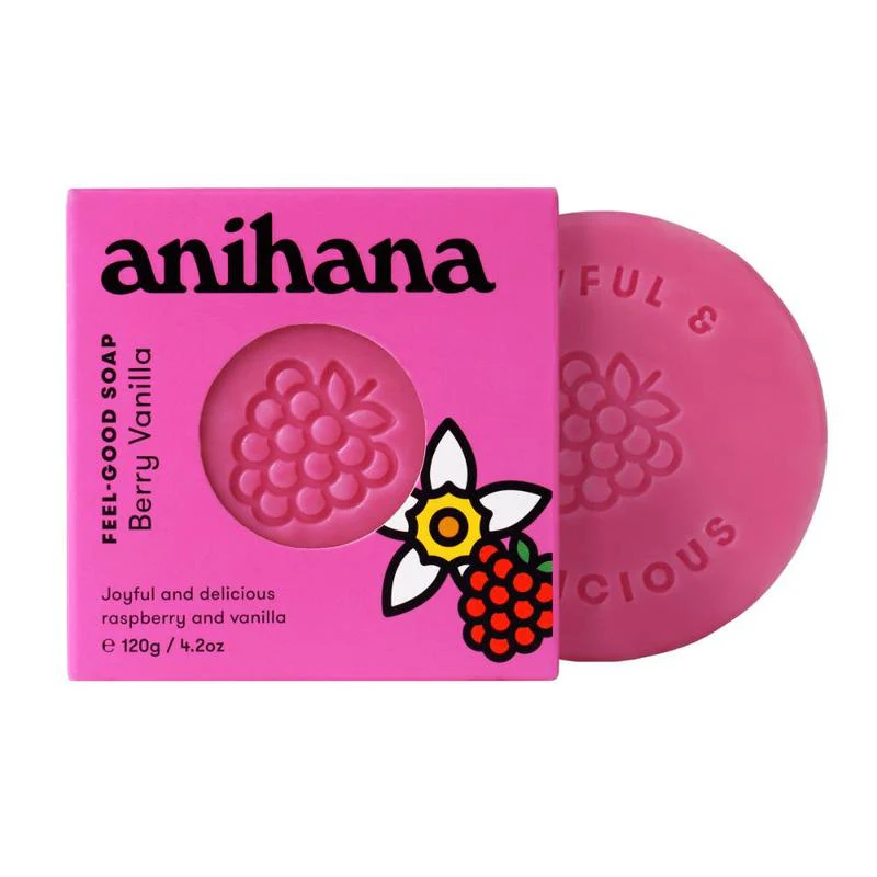 Anihana Feel-Good Soap Berry Vanilla 120g