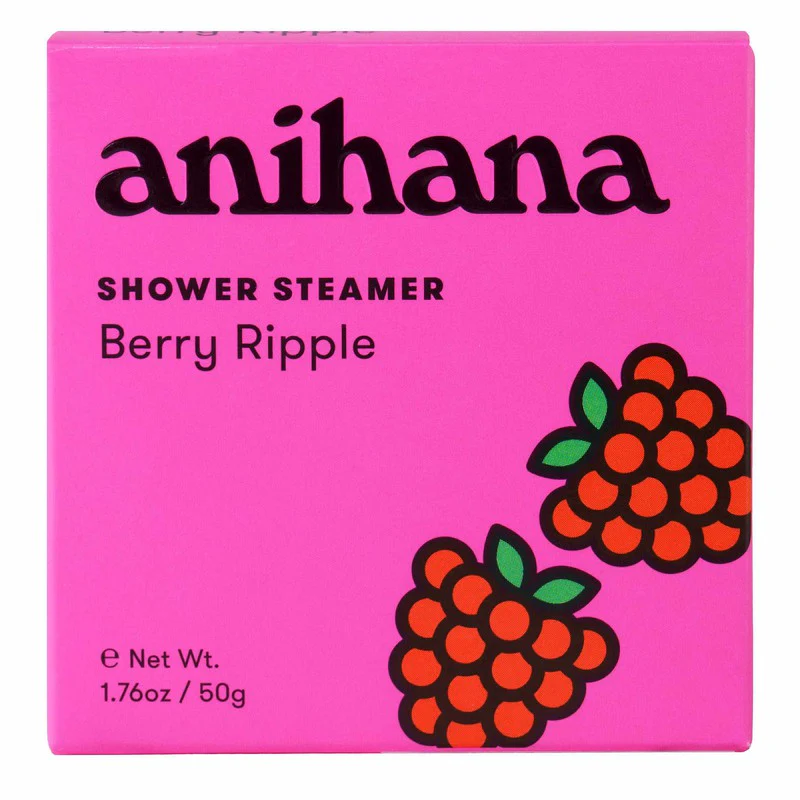 Anihana Shower Steamer Berry Ripple 50g