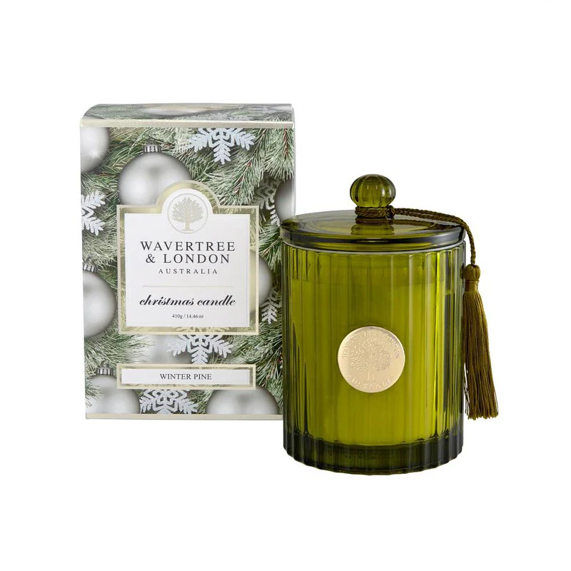 Wavertree & London Candle Christmas Twin Wick Winter Pine 410g
