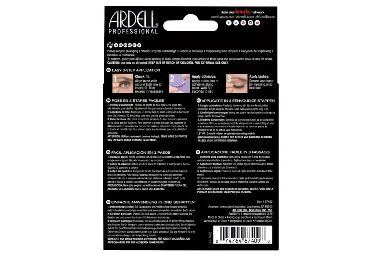 Ardell Lashes Faux Mink Wispies 4pk