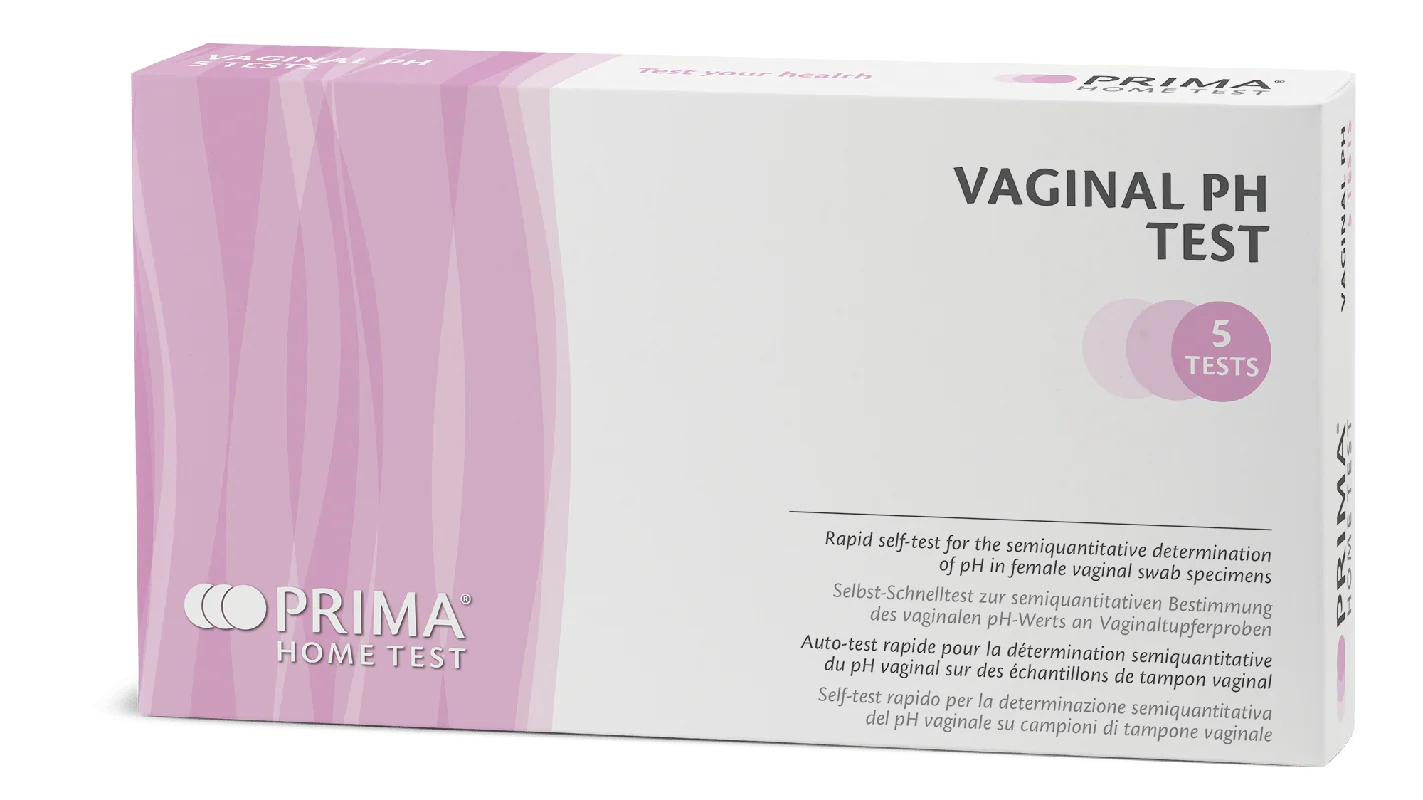 Prima Home Test Vaginal PH Test 5pk