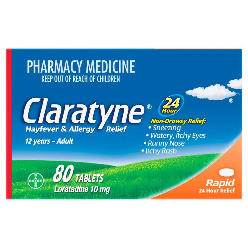 Claratyne Tabs 10mg 80s