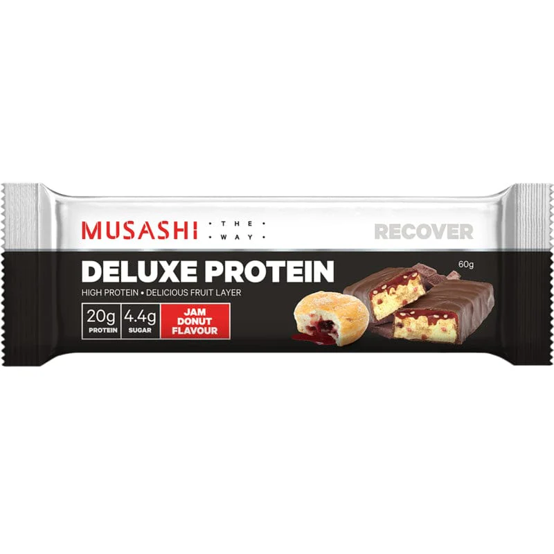 Musashi Deluxe Protein Jam Donut Bar 60g