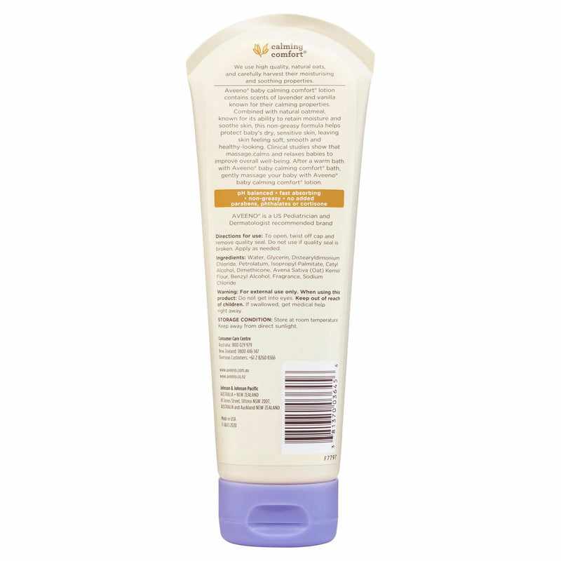 870-aveeno-baby-calming-comfort-lotion-226ml-5.jpg Aveeno Baby Calming Comfort Lotion 226ml