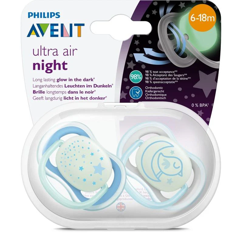 898-philips-avent-soother-ultimate-air-night-6-18m-2pk-1.webp Philips Avent Soother Ultimate Air Night 6-18m 2pk