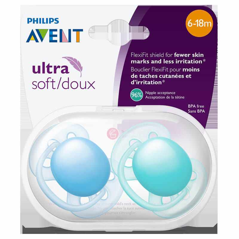 Philips Avent 6-18m Soother Ultra Soft 2pk