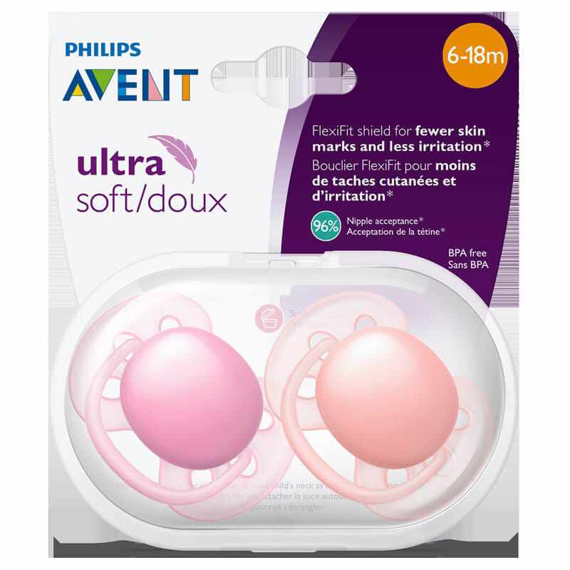 Philips Avent 6-18m Soother Ultra Soft 2pk