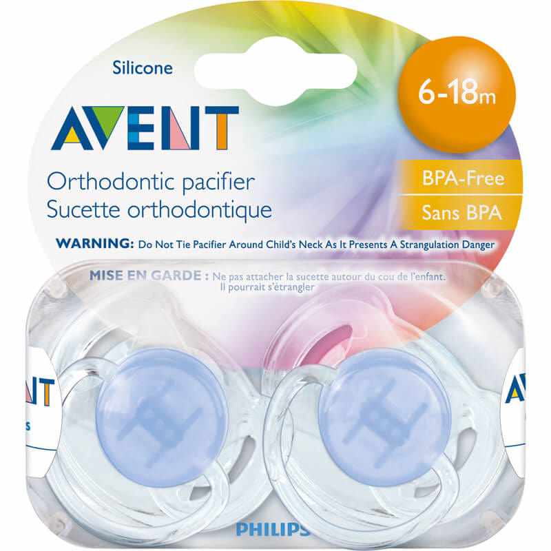 Philips Avent 6m+Translucent Soothers 2pk