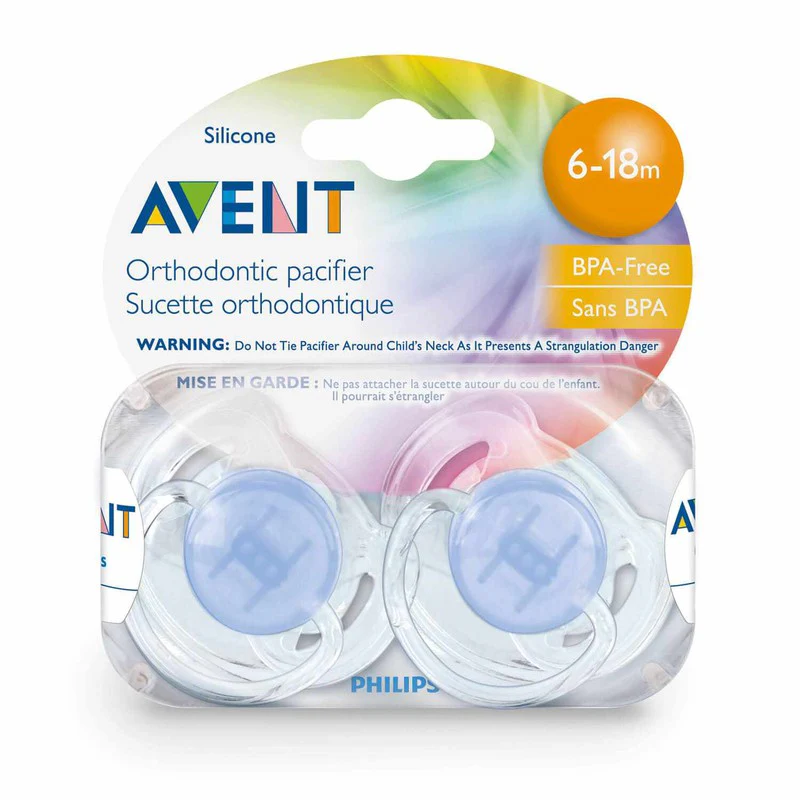 Philips Avent 6m+Translucent Soothers 2pk