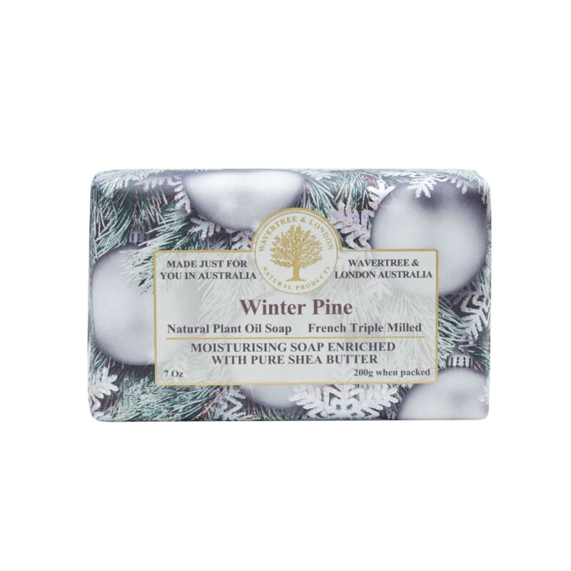 Wavertree & London Soap Christmas Winter Pine 200g
