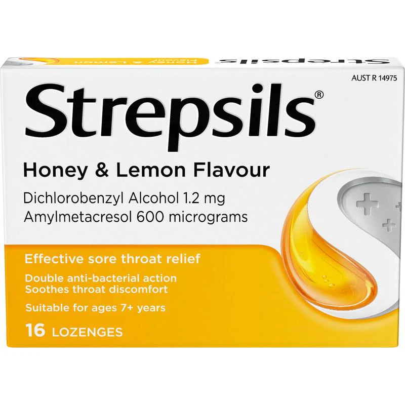 Strepsils Lozenge Honey/Lemon 16s