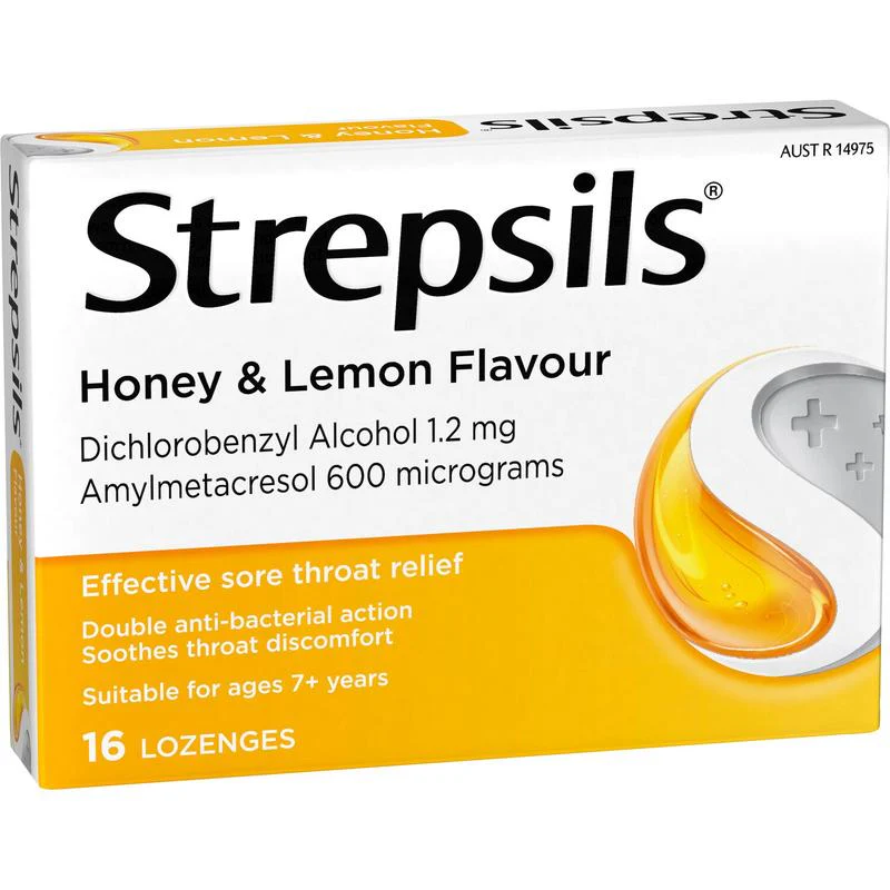 Strepsils Lozenge Honey/Lemon 16s